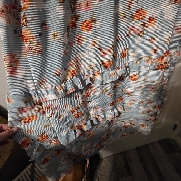 Floral 3/4 Sleeve Maxi Dress - Picture 4 of 4